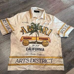 Amiri Silk Shirt Large